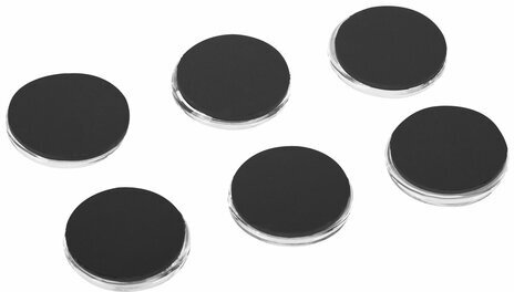 Магниты стеклянные 35 мм для досок магнитно-маркерных, НАБОР 6 шт., "3D Коты", BRAUBERG KIDS, круглые, блистер, 272516