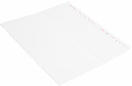 Обложки ПП для рабочих тетрадей и прописей, НАБОР "5 шт. + 1 шт. в ПОДАРОК", 240х380 мм, 80 мкм, универсальные, прозрачные, ПИФАГОР, 272710