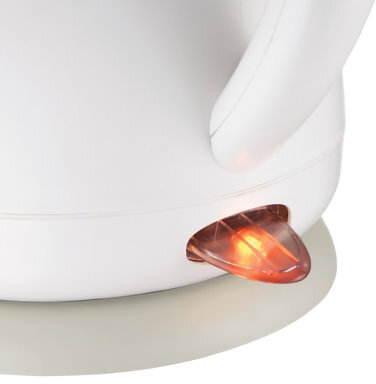 Чайник TEFAL KO29913E, 1,5 л, 2200 Вт, закрытый нагревательный элемент, пластик, белый