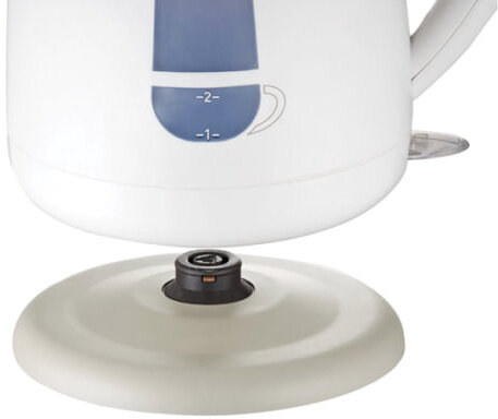 Чайник TEFAL KO29913E, 1,5 л, 2200 Вт, закрытый нагревательный элемент, пластик, белый
