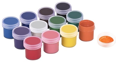 Гуашь BRAUBERG KIDS "NEW", 12 цветов по 10 мл, 192368