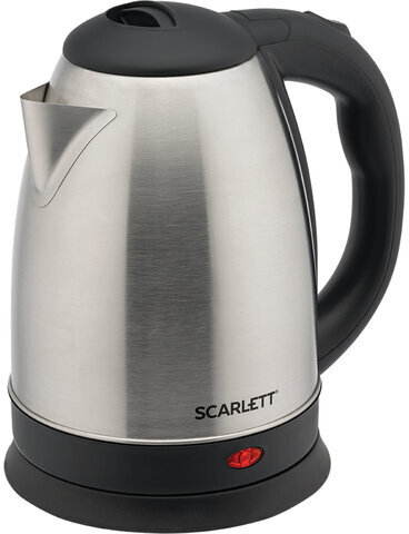 Чайник SCARLETT SC-EK21S74, 2 л, 1800 Вт, закрытый нагревательный элемент, сталь