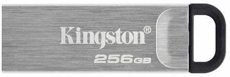 Флеш-диск 256GB KINGSTON DataTraveler Kyson, разъем USB 3.2, серебряный, DTKN/256GB
