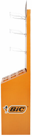 Стойка напольная для размещения товара BIC, 180х40х40 см, 9 отделений, 6 крючков, БЕЗ НАПОЛНЕНИЯ, 504158