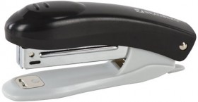 Степлер №10 BRAUBERG "Original", до 12 листов, с антистеплером, черный, 222529