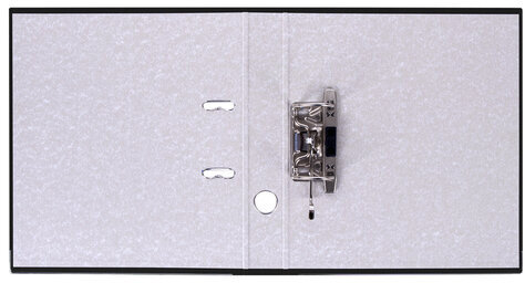 Папка-регистратор, покрытие пластик, 50 мм, ПРОЧНАЯ, с уголком, BRAUBERG, черная, 226589