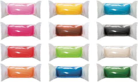 Тесто для лепки с формочками ЛУЧ "Машинки", 12 цветов, 3 формы, пластиковая банка, 30С 1900-08