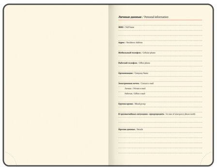 Ежедневник датированный 2026, МАЛЫЙ ФОРМАТ 100х150 мм, А6, BRAUBERG "Iguana", под кожу, коричневый, 117253