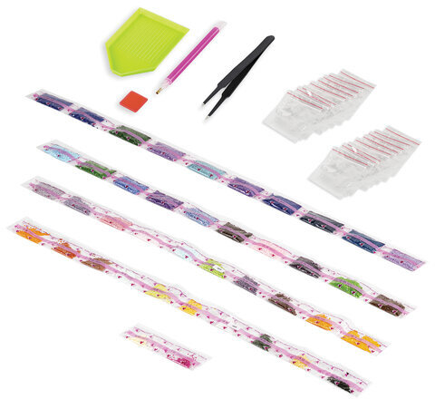 Картина стразами (алмазная мозаика) 60х80 см, ОСТРОВ СОКРОВИЩ "Горный пейзаж", без подрамника, 662454