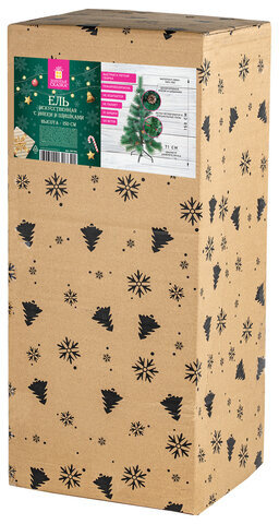 Ель новогодняя искусственная "Velvet Pinewood" 150 см, с инеем и шишками, ПВХ, ЗОЛОТАЯ СКАЗКА, 591703