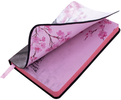 Блокнот МАЛЫЙ ФОРМАТ (100х150 мм) А6, BRAUBERG VISTA "Paris", под кожу, гибкий, 80 л., 112090