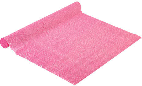 Бумага гофрированная/креповая (ИТАЛИЯ) 140 г/м2, 50х250 см, розовая (954), BRAUBERG FIORE, 112592