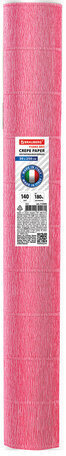 Бумага гофрированная/креповая (ИТАЛИЯ) 140 г/м2, 50х250 см, розовая (954), BRAUBERG FIORE, 112592