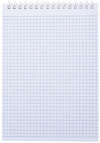 Блокнот А5 (146х205 мм) 80 л., гребень, бумвинил, клетка, HATBER, METALLIC Мята, 80Б5бвВ1гр