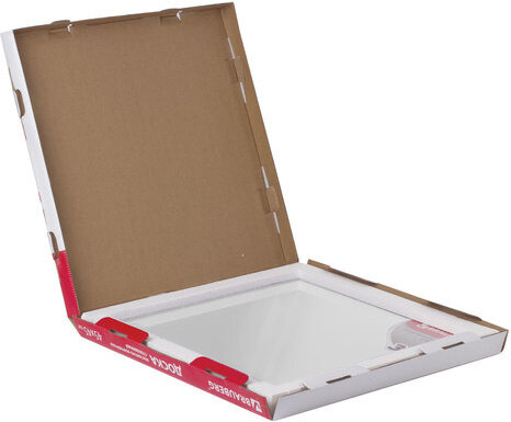 Доска магнитно-маркерная стеклянная 45х45 см, 3 магнита, БЕЛАЯ, BRAUBERG, 236735