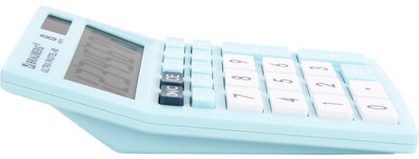 Калькулятор настольный BRAUBERG ULTRA PASTEL-08-LB, КОМПАКТНЫЙ (154x115 мм), 8 разрядов, двойное питание, ГОЛУБОЙ, 250513