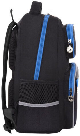 Рюкзак ЮНЛАНДИЯ COMPLETE, с пеналом в комплекте, эрго-спинка, "Electro", 42х29х14 см, 270666