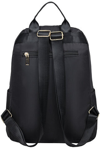 Рюкзак BRAUBERG PODIUM женский, 2 отделения, нейлон, черный, 35х29х15 см, 270813