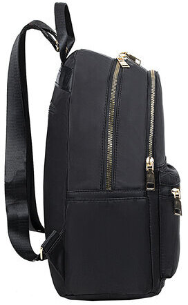 Рюкзак BRAUBERG PODIUM женский, 2 отделения, нейлон, черный, 35х29х15 см, 270813