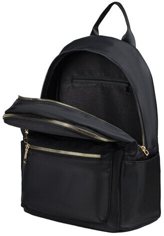 Рюкзак BRAUBERG PODIUM женский, 2 отделения, нейлон, черный, 35х29х15 см, 270813