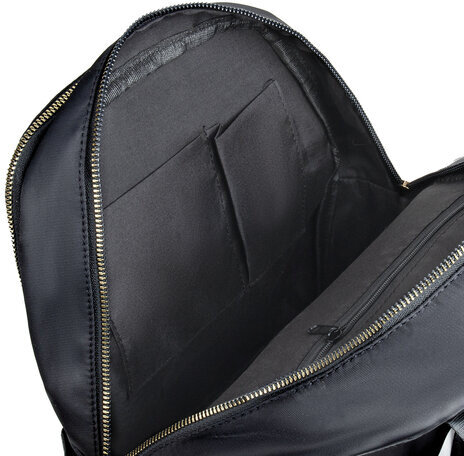 Рюкзак BRAUBERG PODIUM женский, 2 отделения, нейлон, черный, 35х29х15 см, 270813