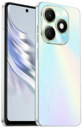 Смартфон TECNO SPARK 20, 2 SIM, 6,56", 4G, 50/32 Мп, 8/256 ГБ, белый, TCN-KJ5N.256.CYWH