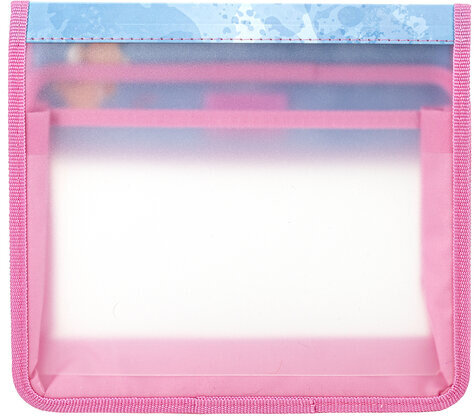 Папка для тетрадей ЮНЛАНДИЯ А5, пластик, 2 отделения, клапан на липучке, "Bunnies", 270968