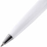 Ручка шариковая настольная BRAUBERG "Стенд-Пен Уайт2", СИНЯЯ, цепочка, корпус белый, линия письма 0,5 мм, 141348