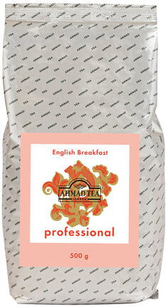 Чай AHMAD (Ахмад) "English Breakfast" Professional, черный, листовой, пакет, 500 г, 1591