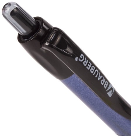 Ручка шариковая масляная автоматическая с грипом BRAUBERG "Trace", СИНЯЯ, узел 0,7 мм, линия письма 0,35 мм, 142415