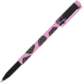 Ручка шариковая BRUNO VISCONTI FunWrite, СИНЯЯ, &quot;Ягоды. Графика. Ежевика&quot;, линия письма 0,38 мм, 20-0212/97