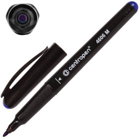 Маркер для CD и DVD СИНИЙ CENTROPEN, трехгранная форма захвата, тонкий, 1 мм, 4606, 6 4606 0106