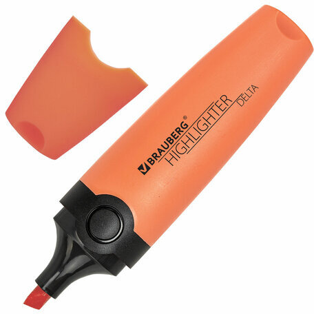 Набор текстовыделителей 24 ЦВЕТА на подставке, BRAUBERG "DELTA", 15 пастельных цветов + 9 неоновых цветов, линия 1-5 мм, 152506