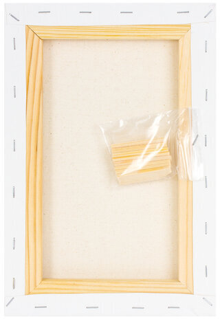 Холст на подрамнике BRAUBERG ART DEBUT, 20х30см, 280 г/м2, грунт, 100% хлопок, мелкое зерно, 191641