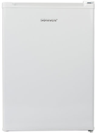 Холодильник SONNEN DF-1-08, однокамерный, объем 76 л, морозильная камера 10 л, 47х45х70 см, белый, 454214