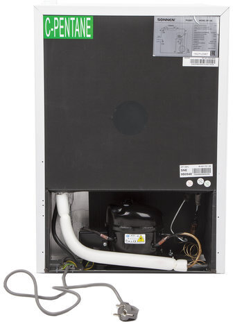 Холодильник SONNEN DF-1-08, однокамерный, объем 76 л, морозильная камера 10 л, 47х45х70 см, белый, 454214