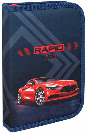 Пенал BRAUBERG, 1 отделение, полиэстер, 21х14 см, "Rapid style", 270711