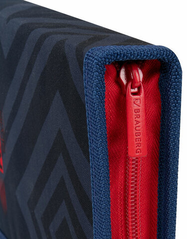 Пенал BRAUBERG, 1 отделение, полиэстер, 21х14 см, "Rapid style", 270711