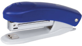 Степлер №10 BRAUBERG &quot;Original&quot;, до 12 листов, с антистеплером, синий, 222530