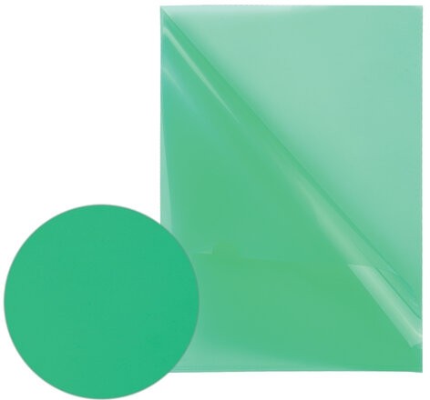 Папка-уголок BRAUBERG, зеленая, 0,10 мм, 223965