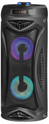 Колонка портативная DEFENDER G70, 2.0, 12 Вт, Bluetooth, FM-тюнер, microSD, чёрная, 65171