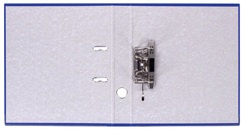 Папка-регистратор, покрытие пластик, 50 мм, ПРОЧНАЯ, с уголком, BRAUBERG, синяя, 226590