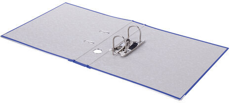 Папка-регистратор, покрытие пластик, 50 мм, ПРОЧНАЯ, с уголком, BRAUBERG, синяя, 226590