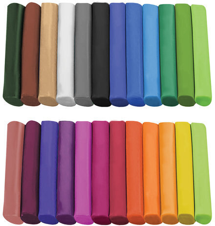 Пластилин классический ЮНЛАНДИЯ "ЮНЛАНДИК-АРХИТЕКТОР", 24 цвета, 480 г, ВЫСШЕЕ КАЧЕСТВО, 105031