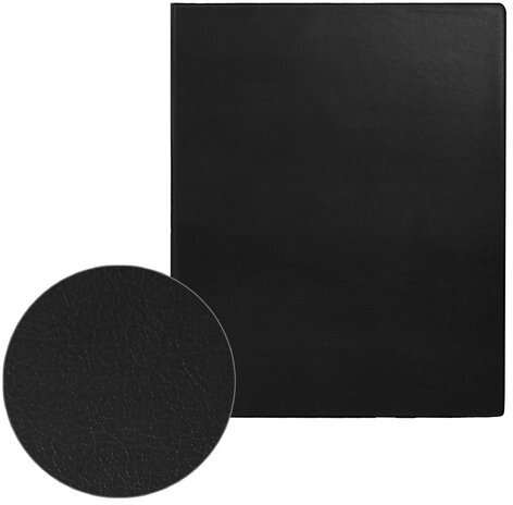 Папка на 2 кольцах BRAUBERG, картон/ПВХ, 35 мм, черная, до 180 листов (удвоенный срок службы), 228377