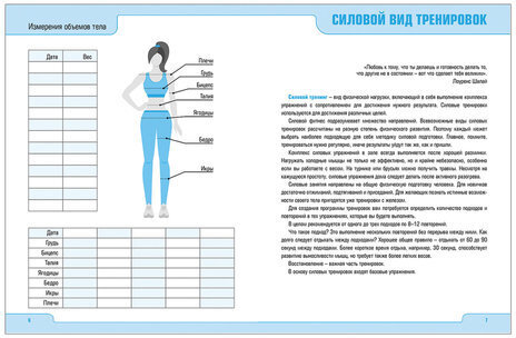 Дневник для фитнеса, А5, 96 листов, гребень, глянцевая ламинация, HATBER, "Sportlife", 96ФДс5лВ5гр_19224