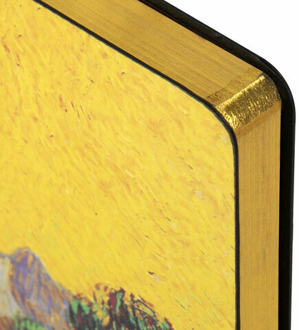 Ежедневник недатированный А5 (138х213 мм), BRAUBERG VISTA, под кожу, гибкий, 136 л., "Van Gogh", 111987