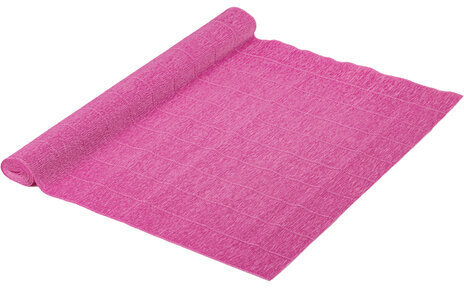 Бумага гофрированная/креповая (ИТАЛИЯ) 140 г/м2, 50х250 см, насыщенно розовая (950), BRAUBERG FIORE, 112593