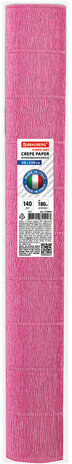 Бумага гофрированная/креповая (ИТАЛИЯ) 140 г/м2, 50х250 см, насыщенно розовая (950), BRAUBERG FIORE, 112593