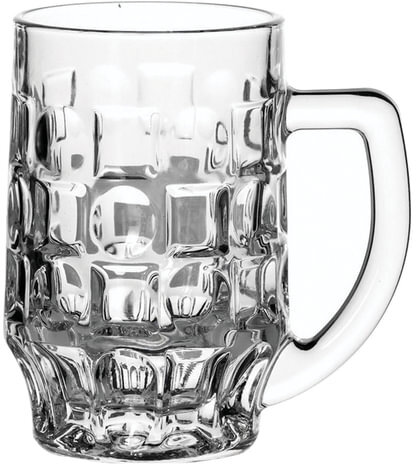 Набор кружек для пива, 2 шт., объем 500 мл, фактурное стекло, "Pub", PASABAHCE, 55289
